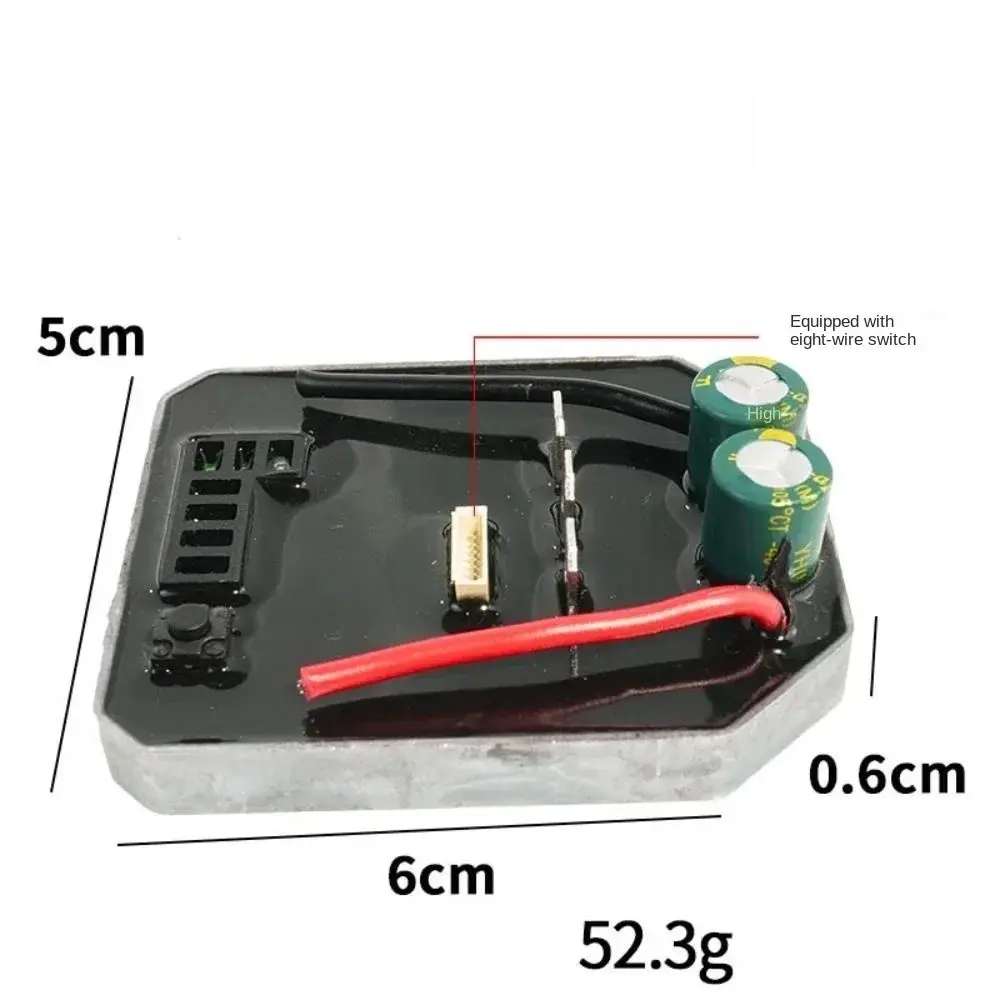50A Electric Wrench Controller Board Brushless Lithium Aluminum Shell Speed Switch Power Tool Circuit Board