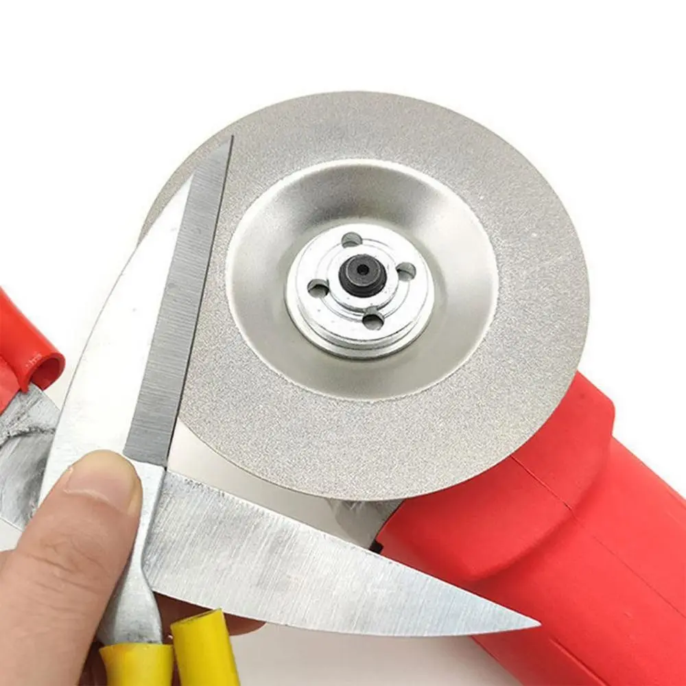 Diamond Grinding Wheel 10cm/3.94" Bowl Shaped Angle Grinder Sharpening Disc 400/600/800/1000Grits Saw Blade Abrasive Tools