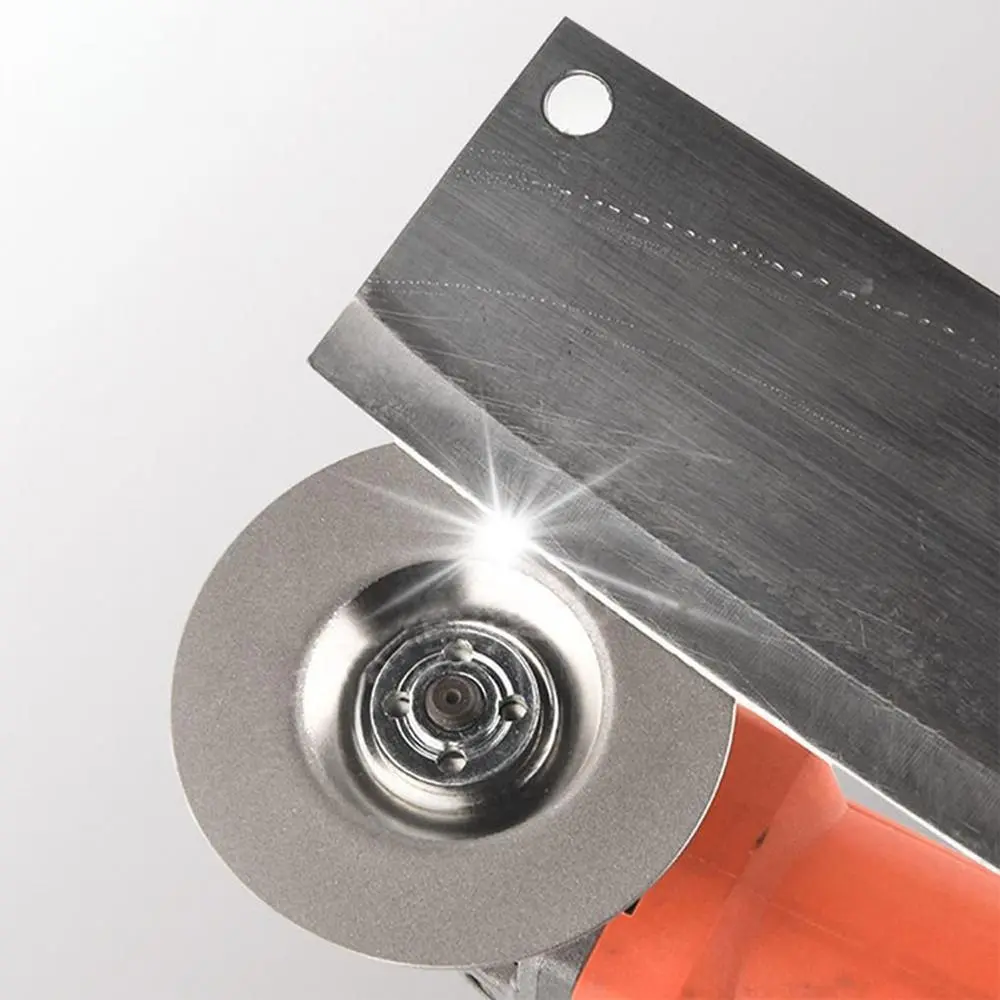 Diamond Grinding Wheel 10cm/3.94" Bowl Shaped Angle Grinder Sharpening Disc 400/600/800/1000Grits Saw Blade Abrasive Tools
