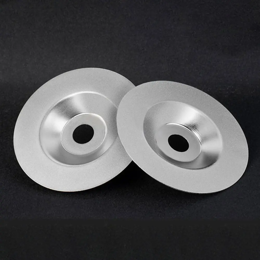 Diamond Grinding Wheel 10cm/3.94" Bowl Shaped Angle Grinder Sharpening Disc 400/600/800/1000Grits Saw Blade Abrasive Tools