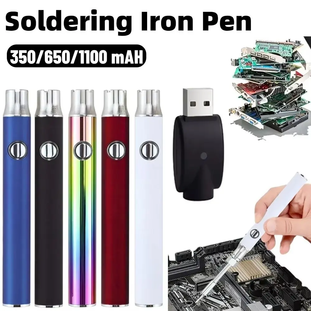 510 Thread Solder Iron Battery Pen 3 Gear Adjustable Speed Heating Mini Soldering Iron Kit Multi-functional