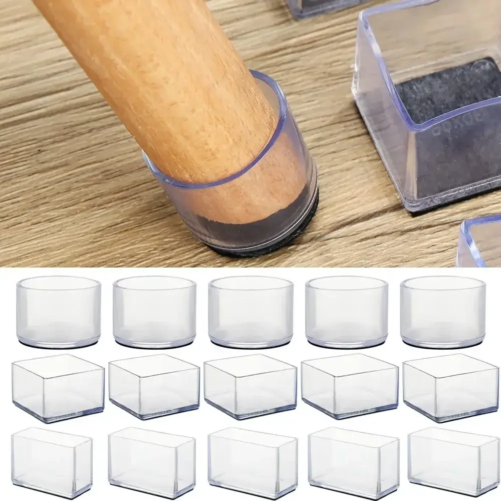 Table Floor Protectors Socks Chair Leg Caps Furniture Feet Silicone Pads Non-Slip Covers