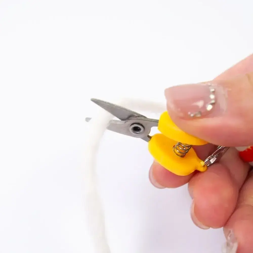 with Protective Cover Mini Pocket Scissors Metal DIY Cross Stitch Thread Trimmer Straight Tip Sewing Small Scissor