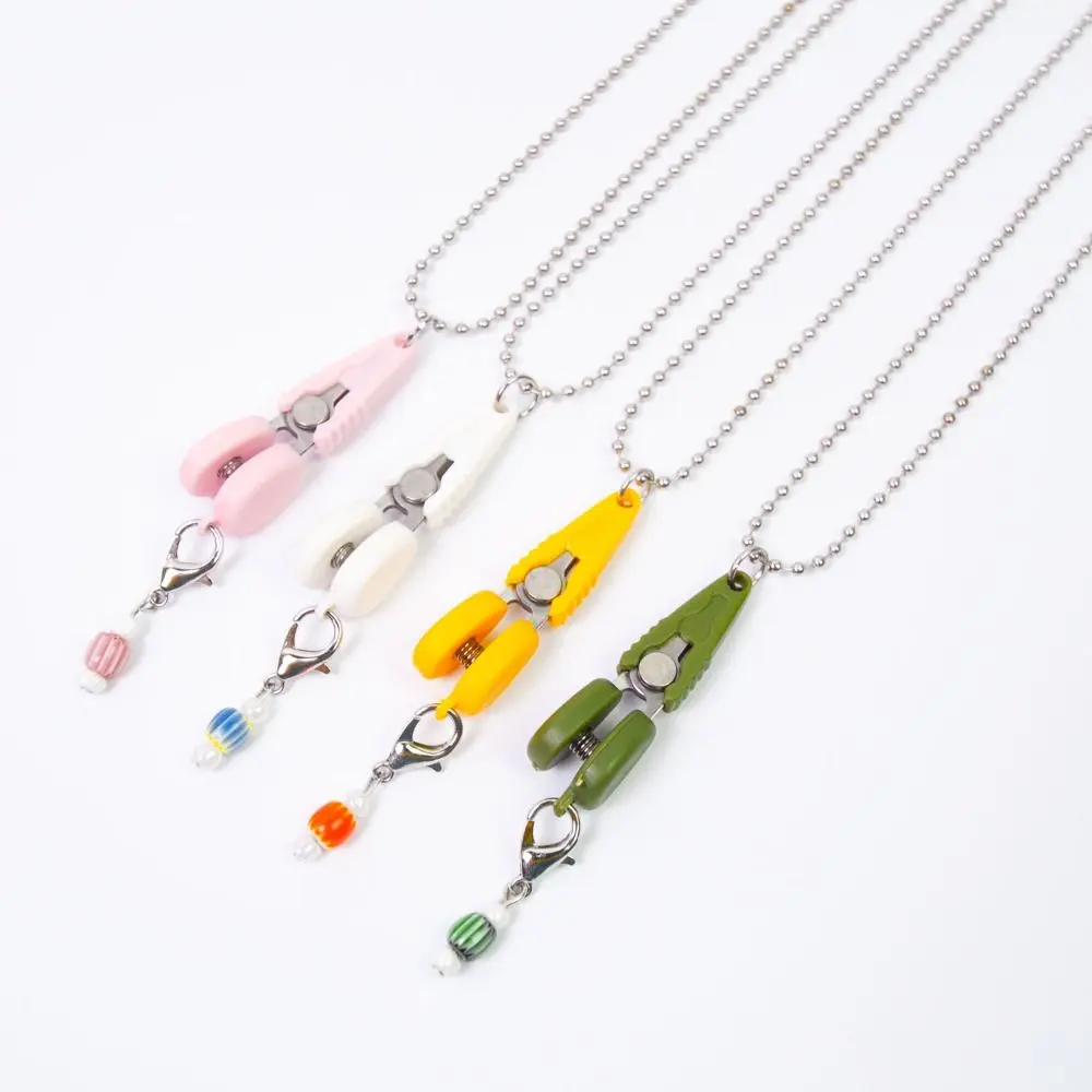 with Protective Cover Mini Pocket Scissors Metal DIY Cross Stitch Thread Trimmer Straight Tip Sewing Small Scissor
