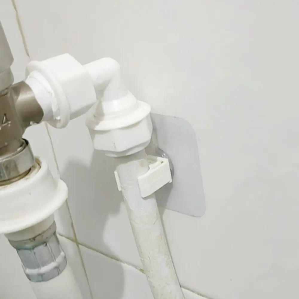 1/5Pcs Punch-free Self-adhesive Pipe Clamp Aquarium Fish Tank Garden Irrigation Water Tube Holder 16/20/25/32/40/50mm