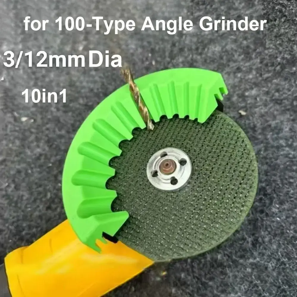 10in1 Multifunctional Drill Grinder Support Convenient Quick Drill Bit Grinding Tool ABS Easy to Use Power Drill Bit Sharpener