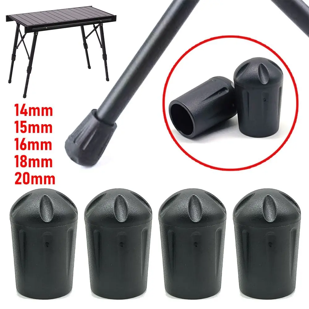 1Pcs/4Pcs Camping Chair Accessories Moon Chair Leg Covers Anti-slip Plug Connector Leg Protectors Wear-resistant Removable