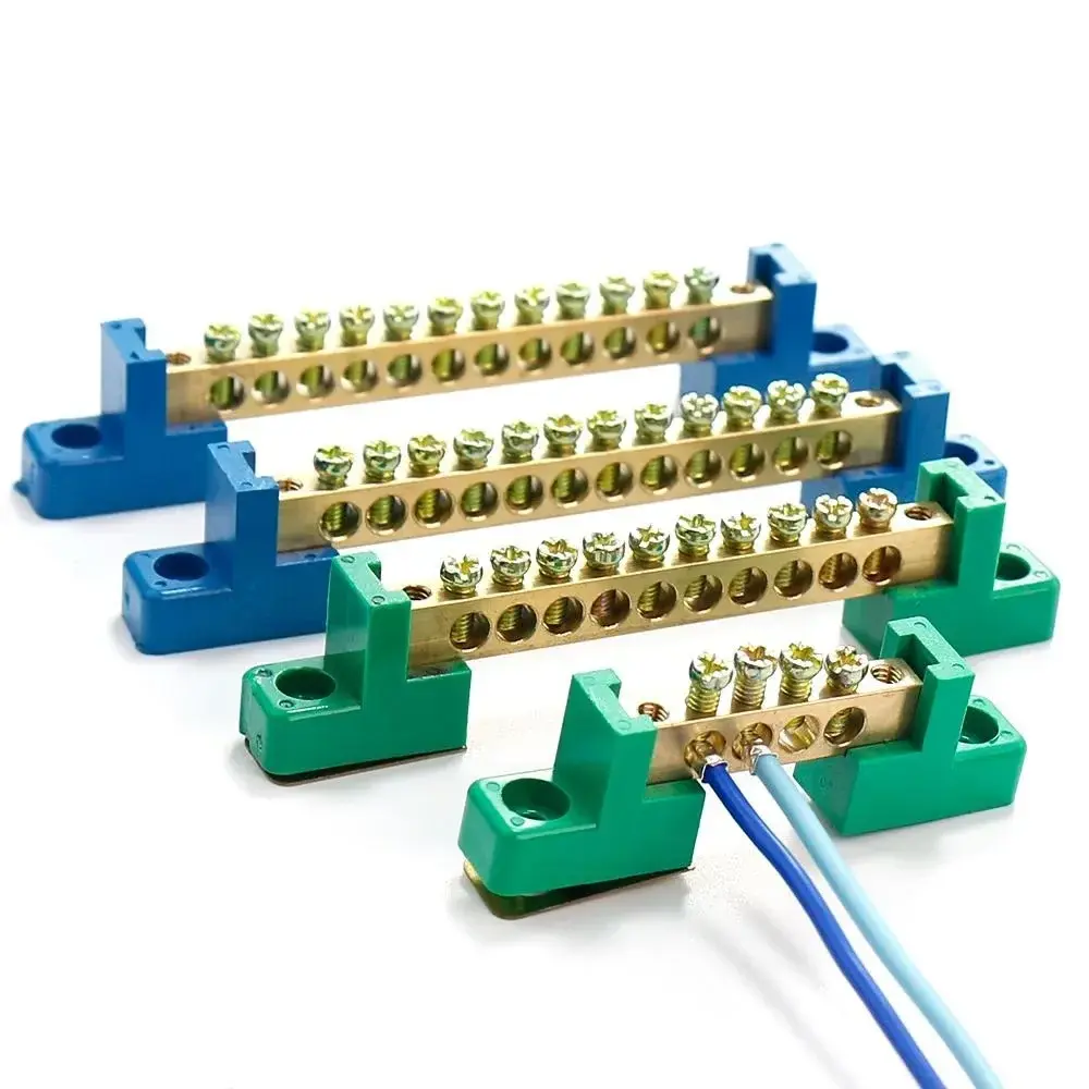 Wiring Terminal Copper Terminal Blocks Copper Screw Terminal Block Copper Bar Connection Terminal Distribution Box Connection