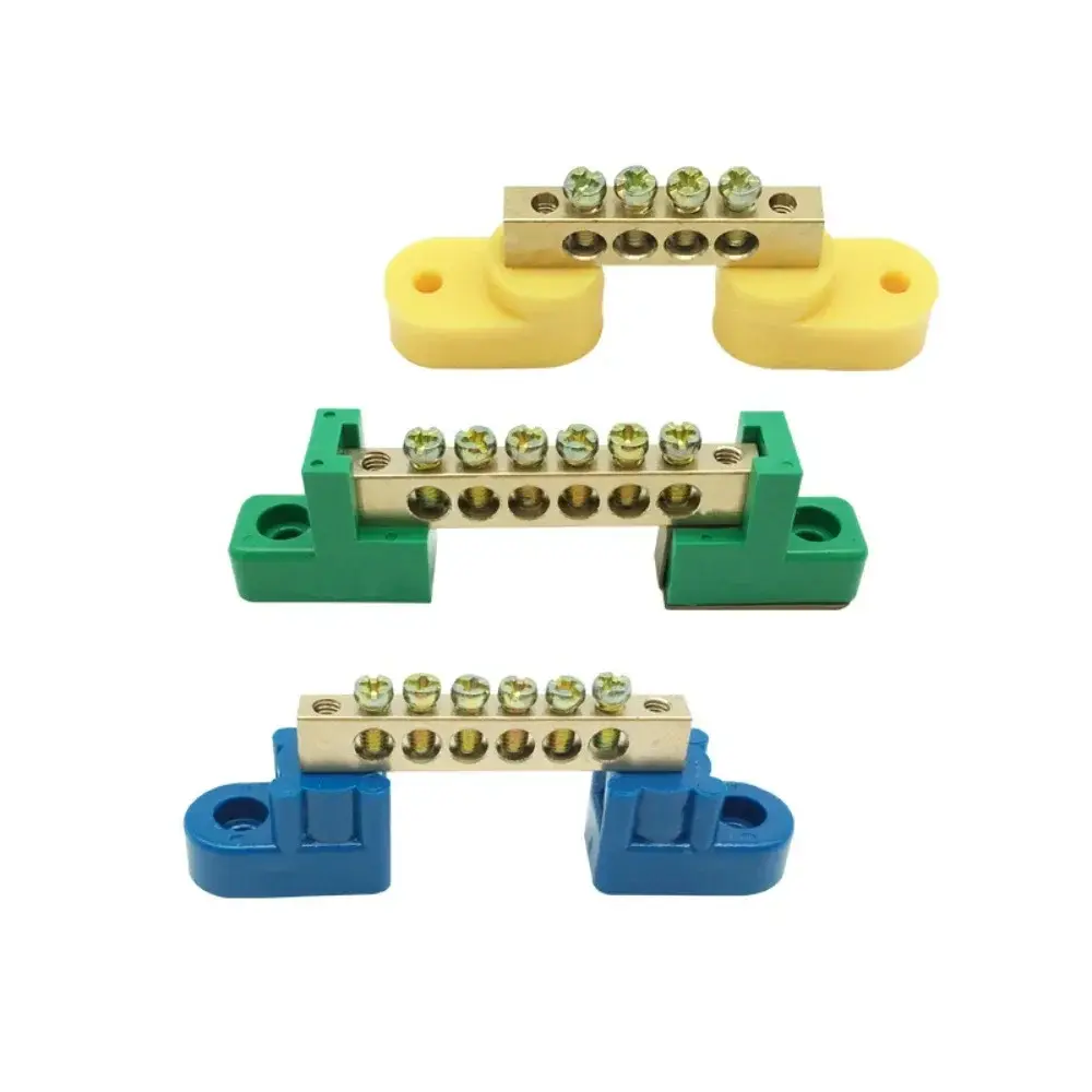 Wiring Terminal Copper Terminal Blocks Copper Screw Terminal Block Copper Bar Connection Terminal Distribution Box Connection