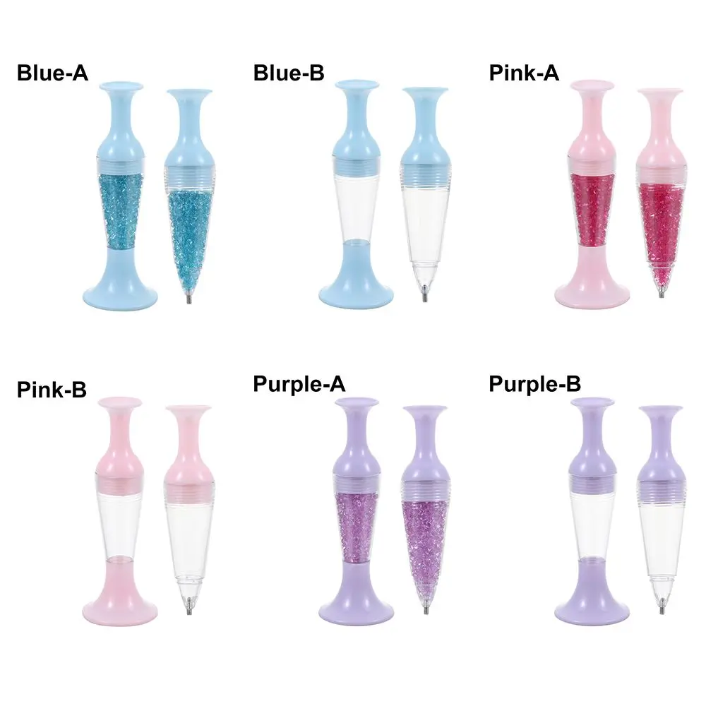 DIY Flower Pot Shape Sewing Accessories Cross Stitch Standable Diamond Painting Tool 5D Diamond Painting Point Drill Pen
