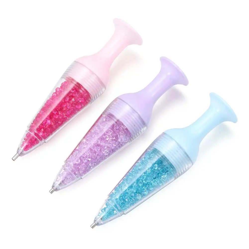 DIY Flower Pot Shape Sewing Accessories Cross Stitch Standable Diamond Painting Tool 5D Diamond Painting Point Drill Pen