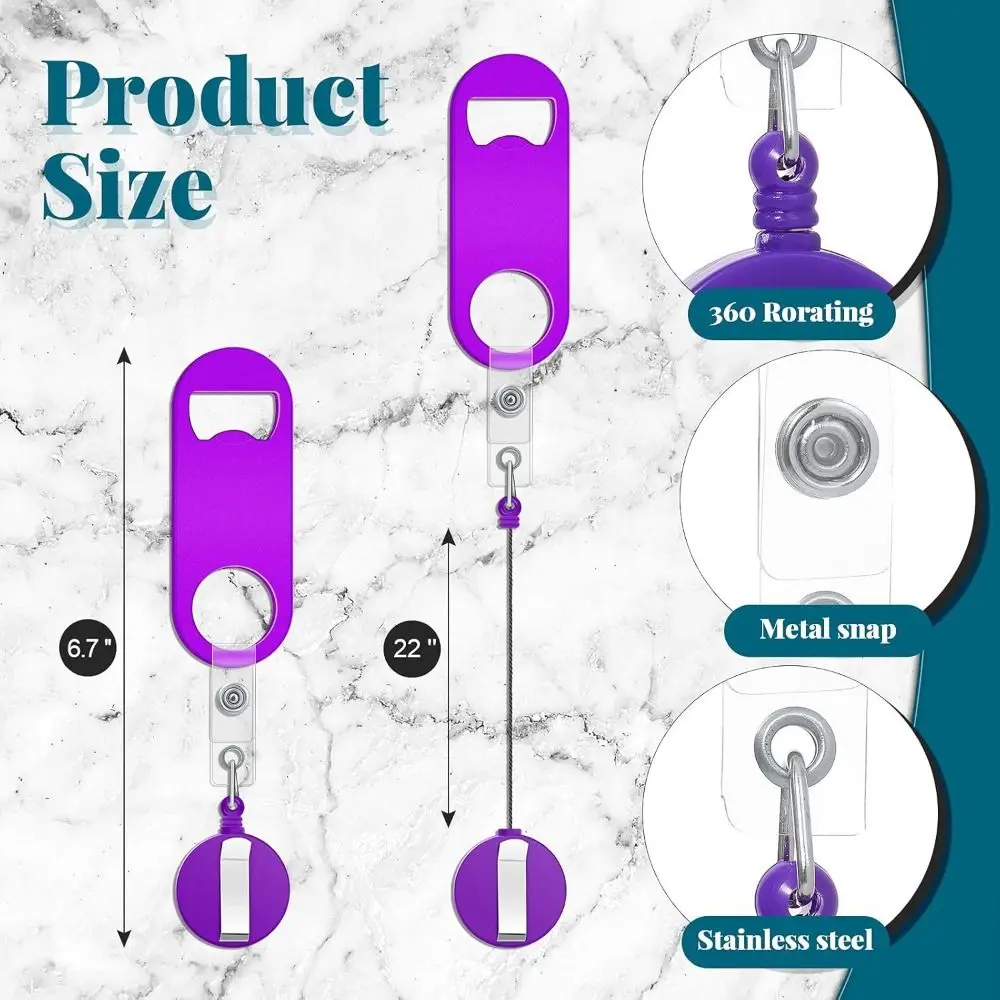 Flat Bottle Opener Bartender Retractable Beer Opener Bartender for Kitchen Restaurant Home Anniversaries Supplies Party Gifts
