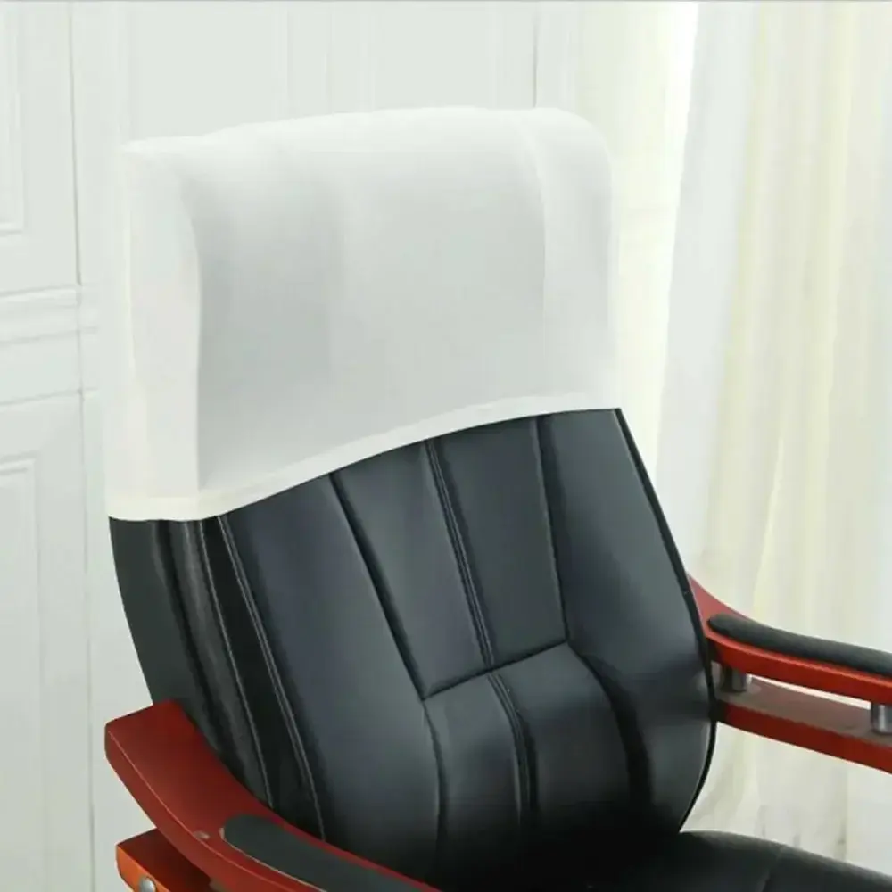 Cartoon Panda Penguin Rose Pattern Elastic Office Chair Backrest Cover Comfortable High Elasticity Chair Back Protection
