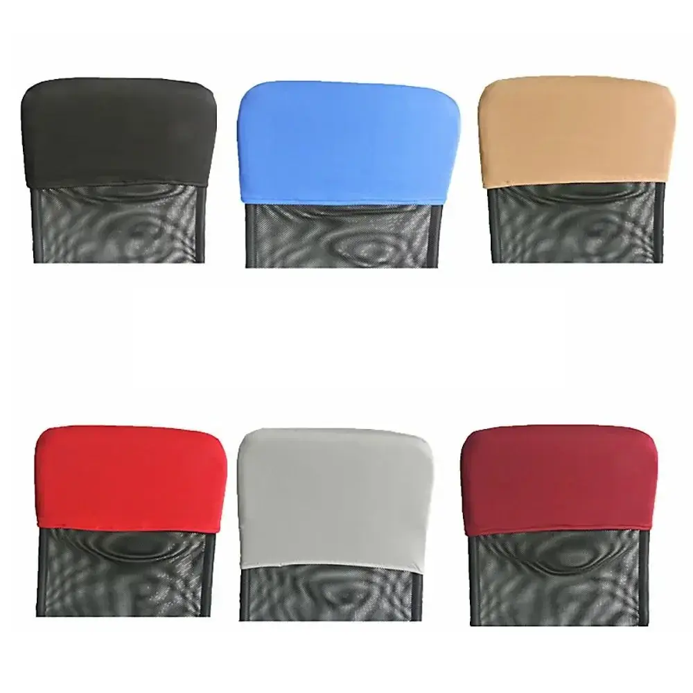 Cartoon Panda Penguin Rose Pattern Elastic Office Chair Backrest Cover Comfortable High Elasticity Chair Back Protection