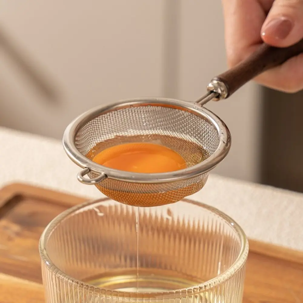 New Stainless Steel Matcha Sifter Very Fine Mesh Easy to Clean Fine Mesh Strainer Rust-Proof Small Cocktail Sieve for Kitchen