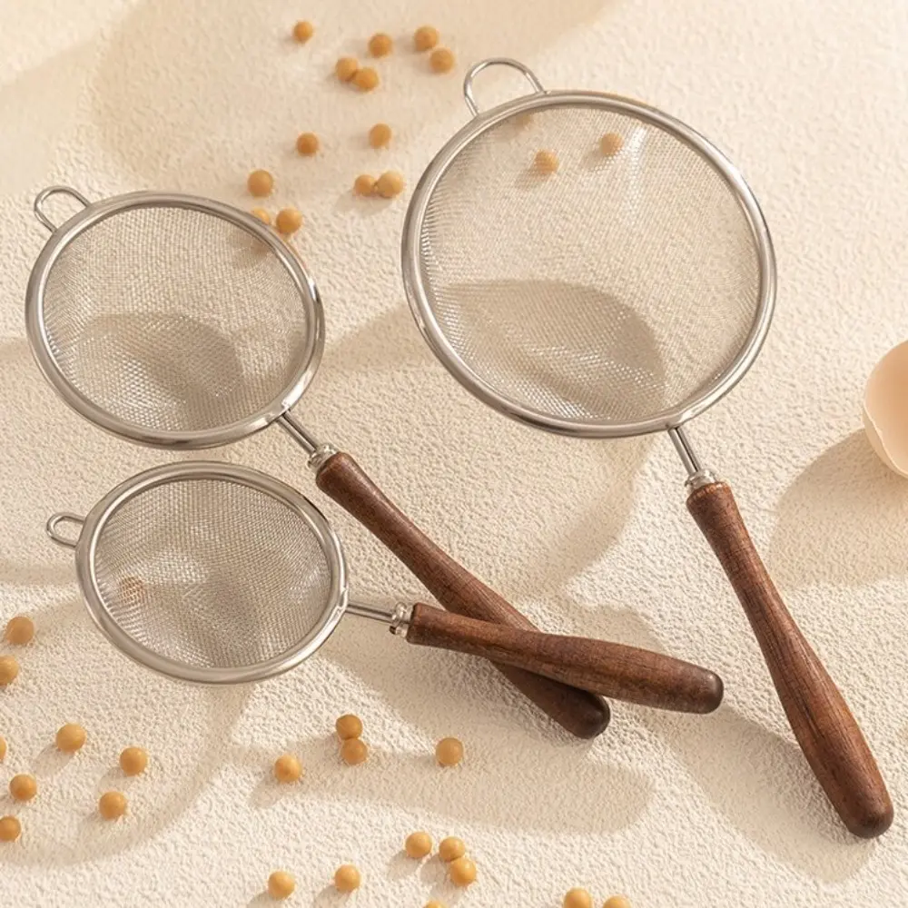 New Stainless Steel Matcha Sifter Very Fine Mesh Easy to Clean Fine Mesh Strainer Rust-Proof Small Cocktail Sieve for Kitchen