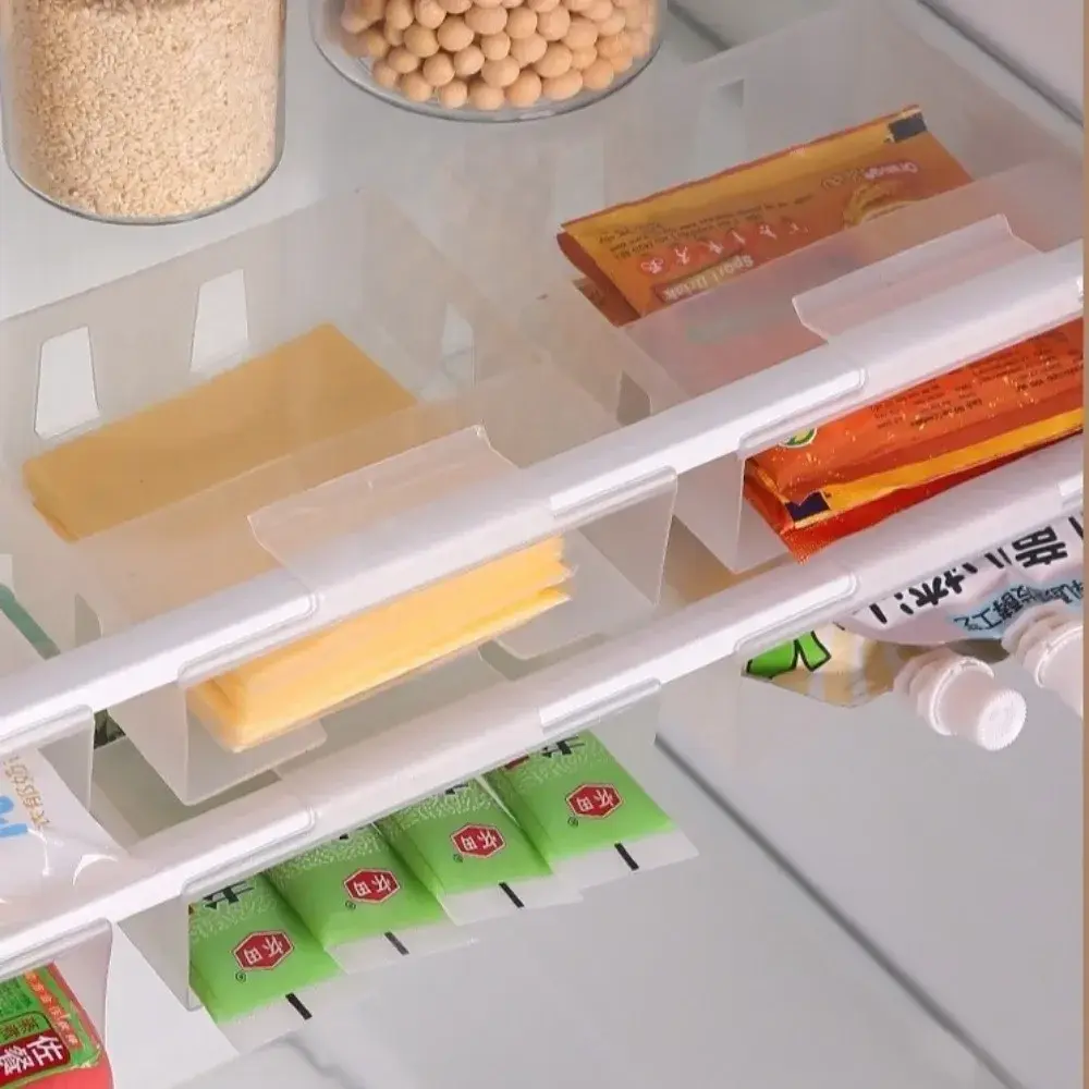 New Drawer Style Refrigerator Storage Box Suspended Transparent Snack Organizer Box Buckle Fresh-Keeping Box Refrigerator