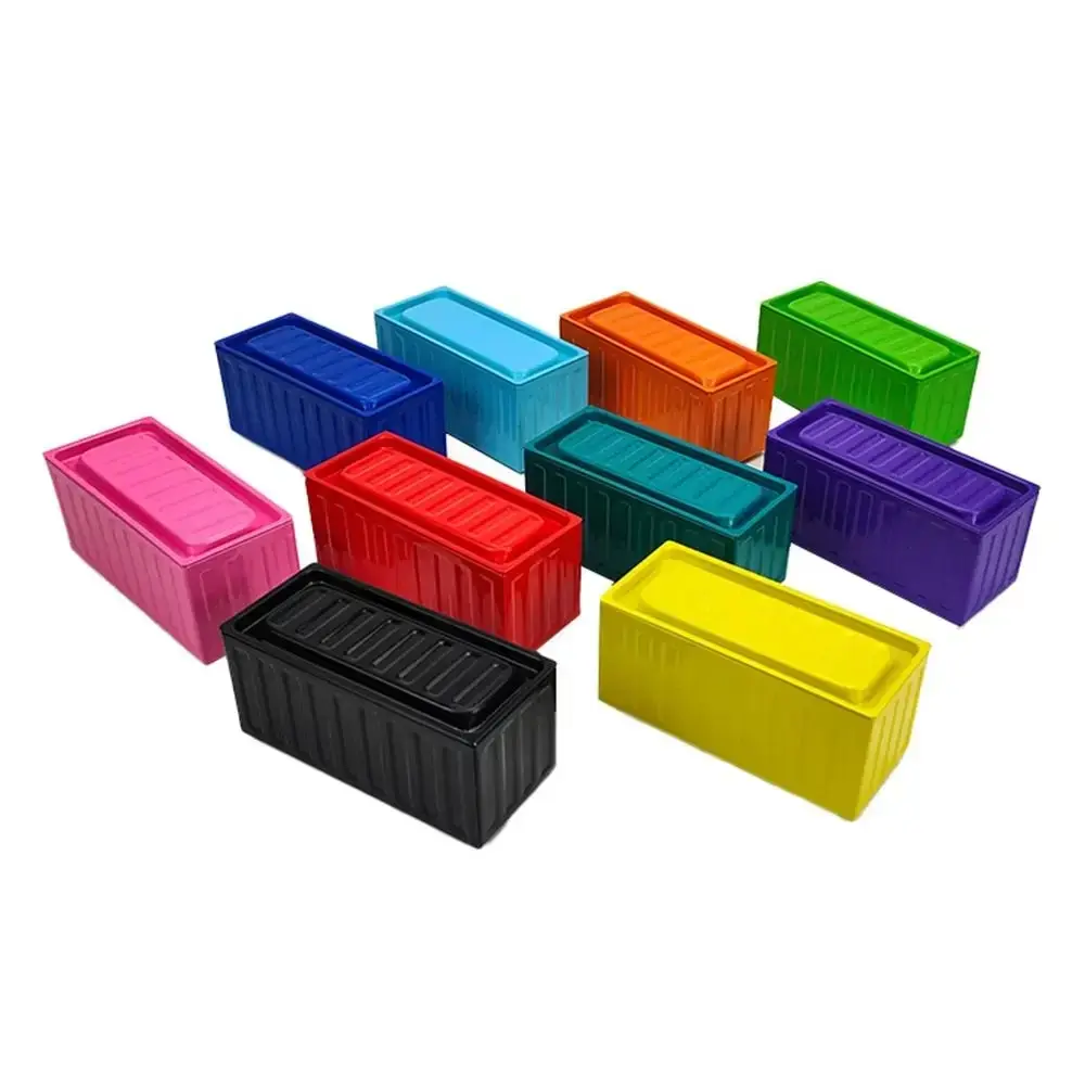Wrought Iron Mini Container Model Retro Industrial Style Small Size Tin Toy Storage Box Metal Box Model Ornaments Tin Box