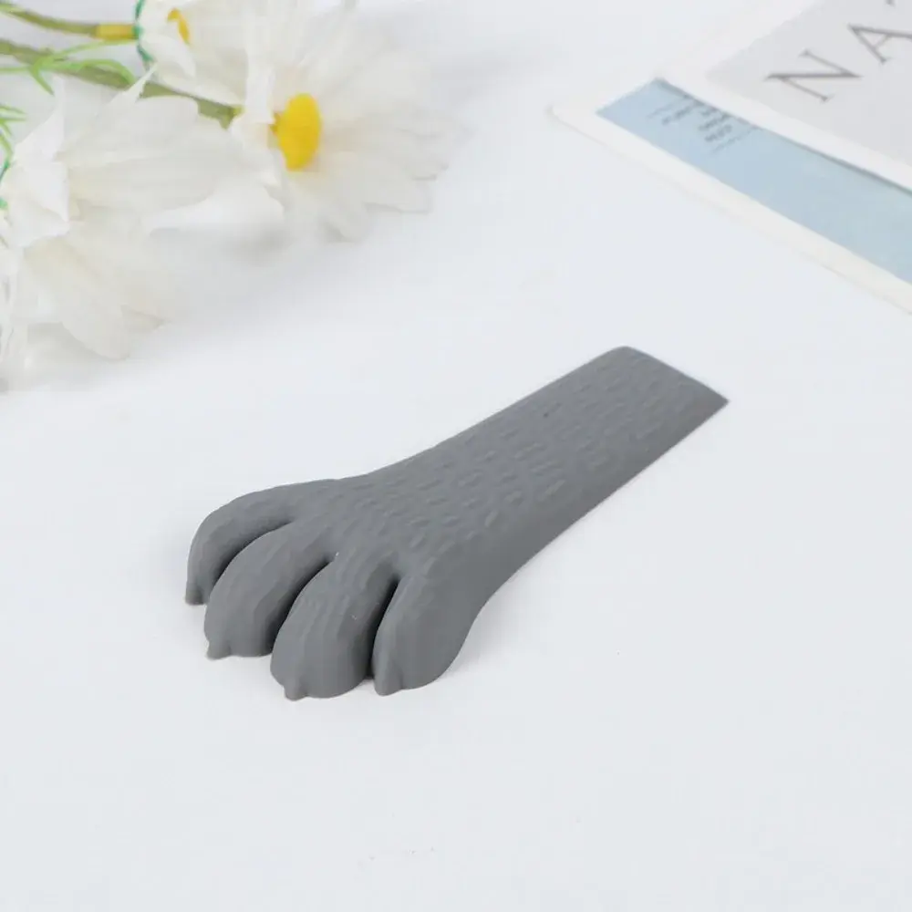 Fashion Silicone Door Stop Shock Absorbent Home Door Block Wedge Doorstops Reusable Cute Gift Doorstop
