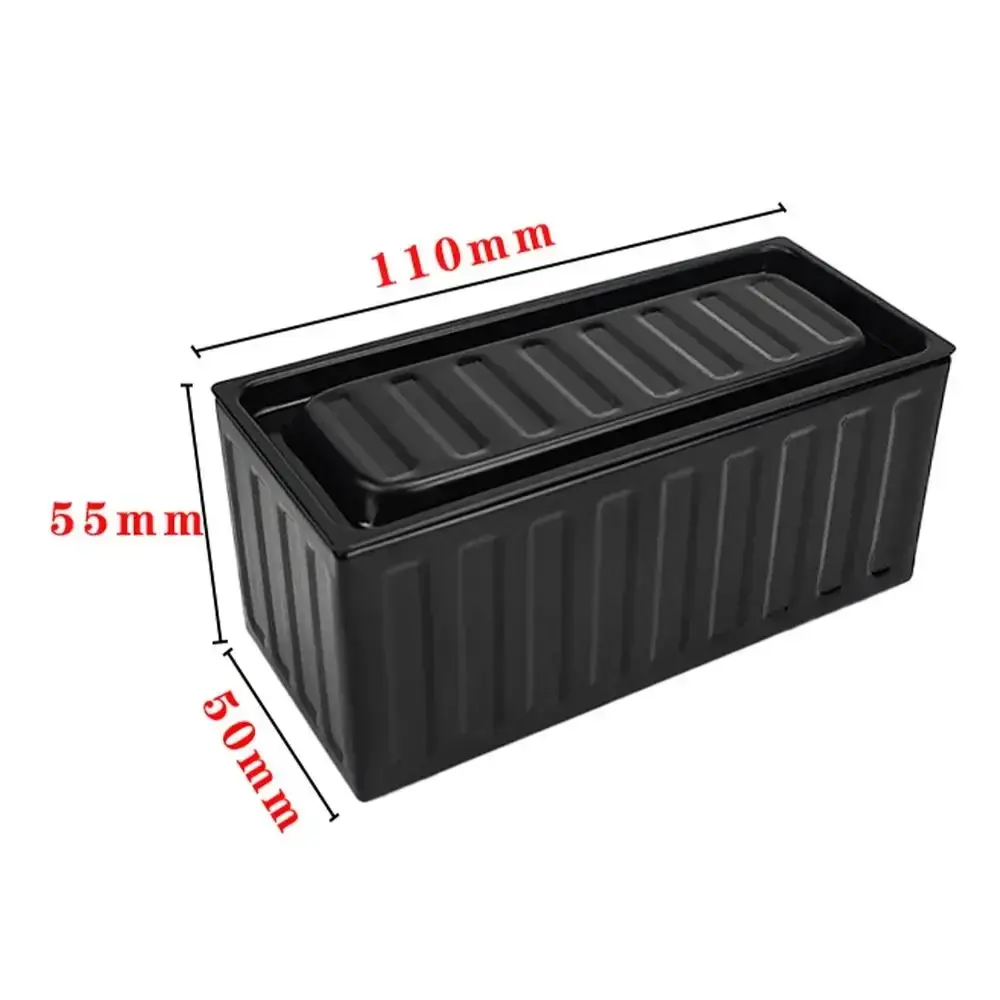 Wrought Iron Mini Container Model Retro Industrial Style Small Size Tin Toy Storage Box Metal Box Model Ornaments Tin Box