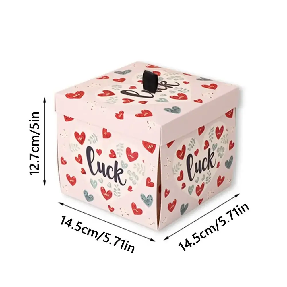 Multicolor Flying Butterfly Gift Box Enclose 4PCS Butterflies Auto Expand Exploding Gift Box Paper Present Box
