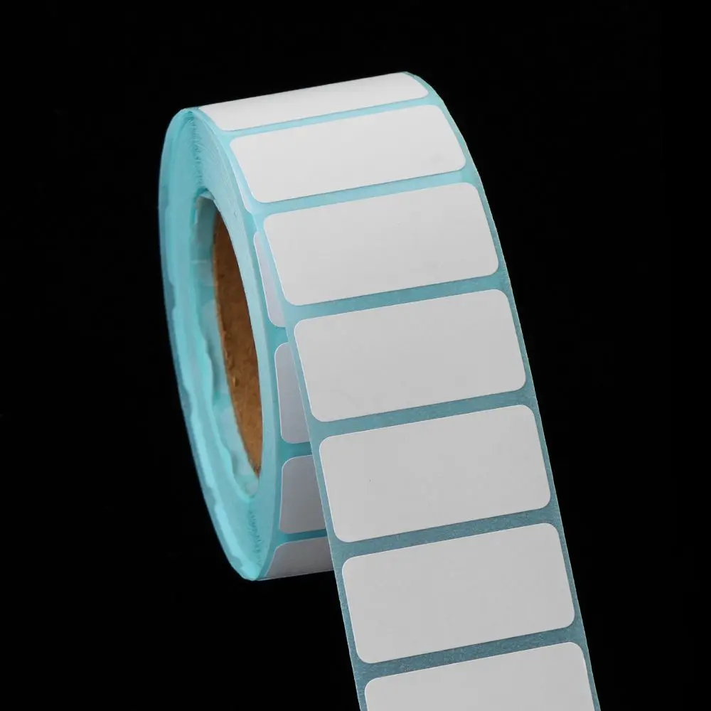 1000Pcs/Roll Adhesive Thermal Labels Sticker Paper Waterproof Supermarket Price Blank Tag Package Label Direct Print Paper