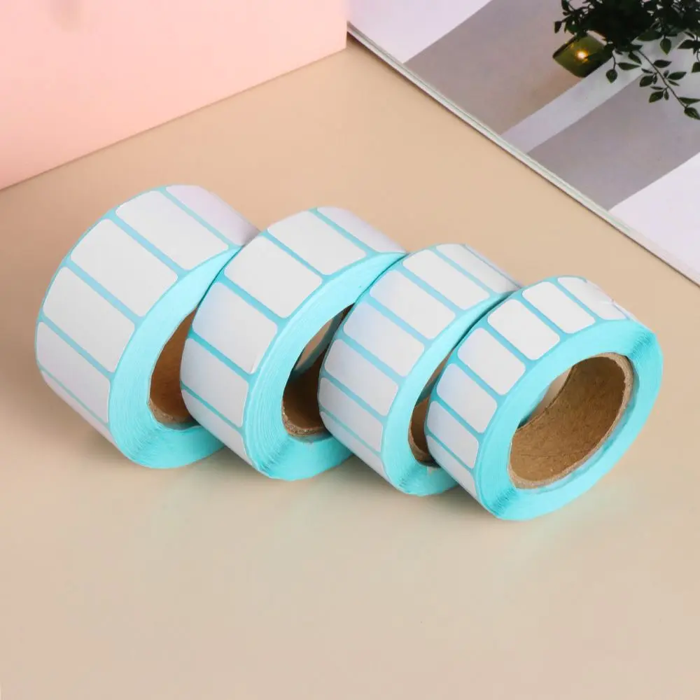 1000Pcs/Roll Adhesive Thermal Labels Sticker Paper Waterproof Supermarket Price Blank Tag Package Label Direct Print Paper