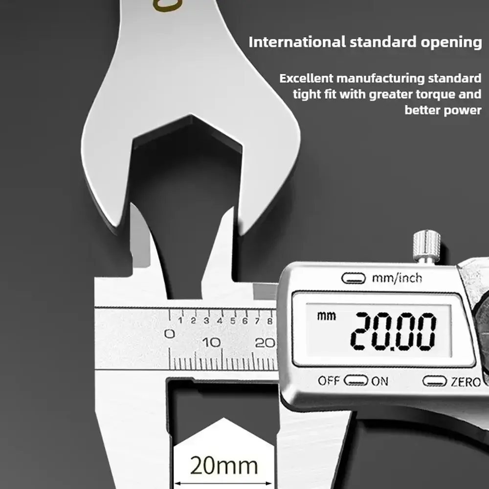 1Pcs 5-32mm Ultra-thin Open End Wrench Multi-Function 3mm Thickness Ratchet Spanner Double-end Open-end Wrench