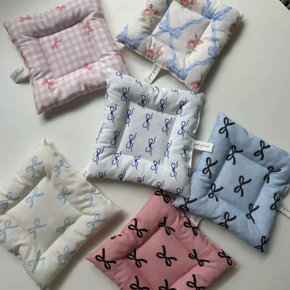 Cute Bow Pattern Cup Mat Heat Resistant Non-slip Insulation Pad Table Mat Placemats Kitchen