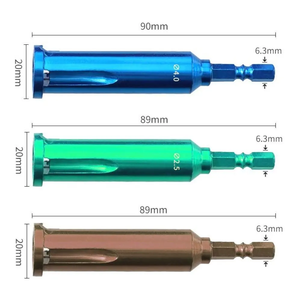 Universal Steel Wire Twisting Tool High Hardness Power Tools Wire Stripper Tool Wear-resistant Quick Connector Cable Connector