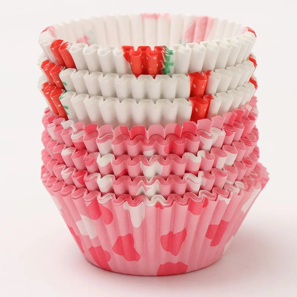 100PCS Kitchen Accessories Cake Decorating Tools Liner Muffin Boxes Cake Cup Wrapper Paper Baking Cups