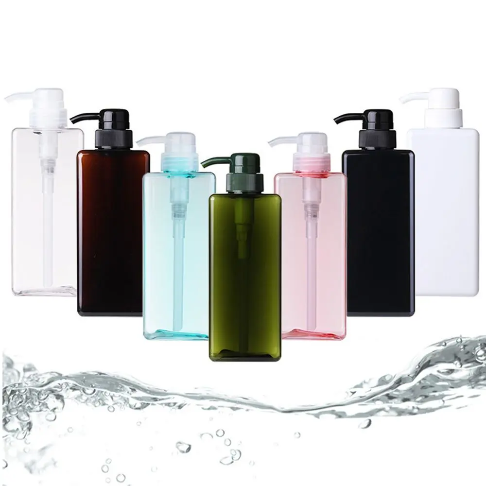 100/250/450/650ml Square Bottle Liquid Soap Whipped Mousse Points Bottling Shampoo Lotion Shower Gel Pump Bottle Soap Dispenser