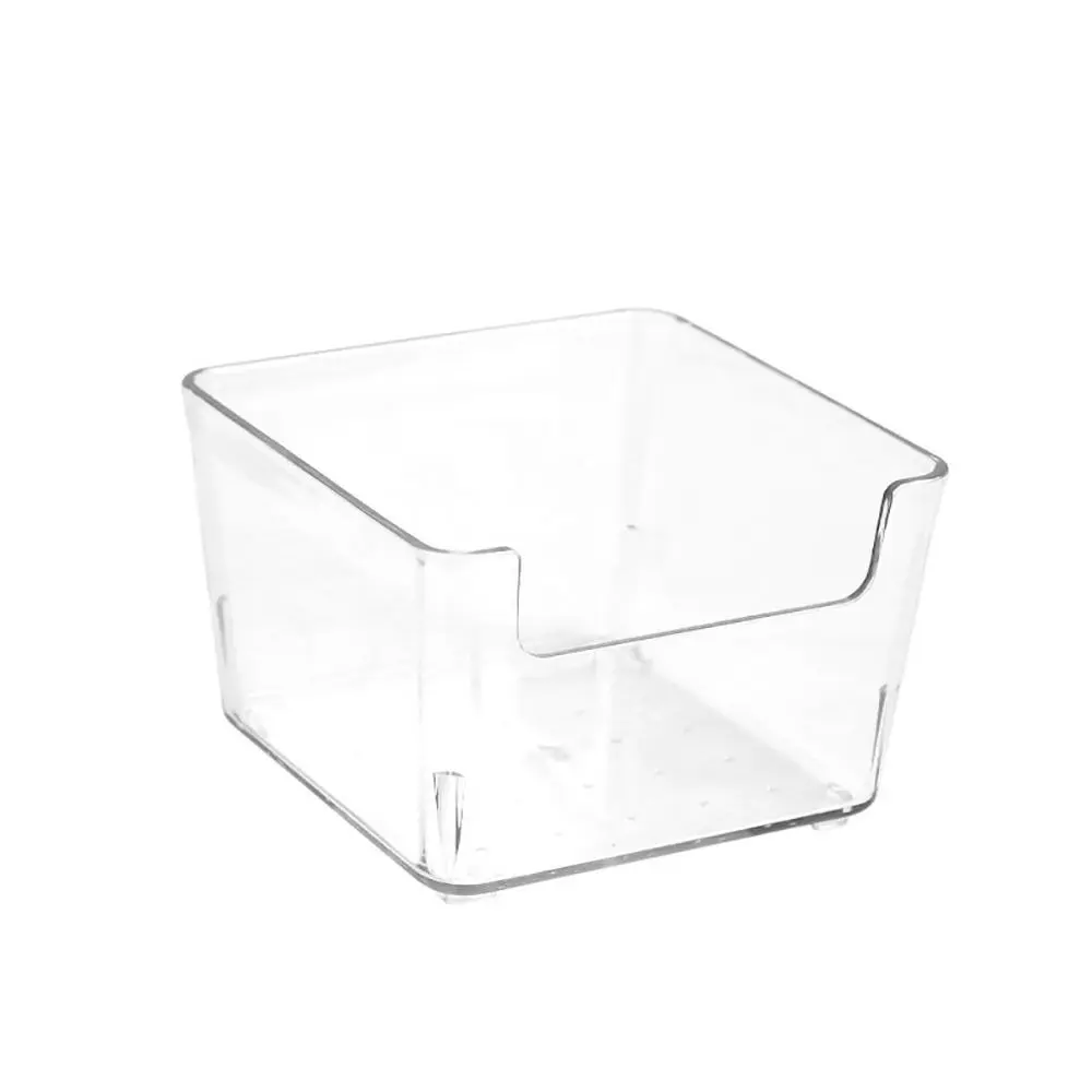 1Pcs Fruit Food Jars Book Cosmetic Jewelry Fridge Storage Bin Table Kitchen Student Transparent Clear Desk Storage Box Wide Use