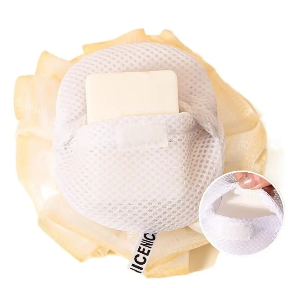 New 2-In-1 Bath Ball Towel Quick Dry Soft Face Cleaning Ball Hangable Skin-friendly Shower Cleaning Tool Bath Time