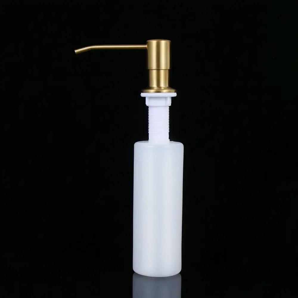 Pump Detergent Stainless Steel Bathroom Accessories Sink Soap Dispenser Lotion Storage Bottle Kitchen Supplies