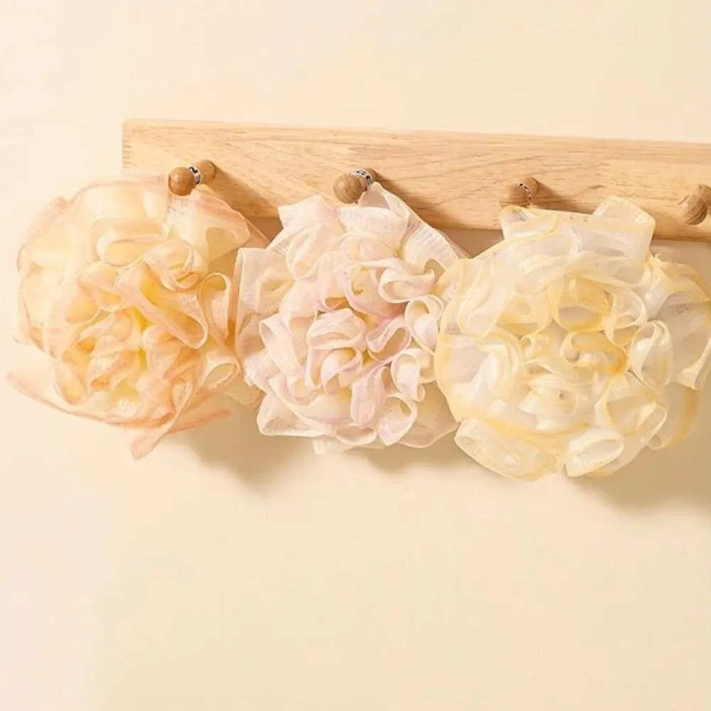 New 2-In-1 Bath Ball Towel Quick Dry Soft Face Cleaning Ball Hangable Skin-friendly Shower Cleaning Tool Bath Time