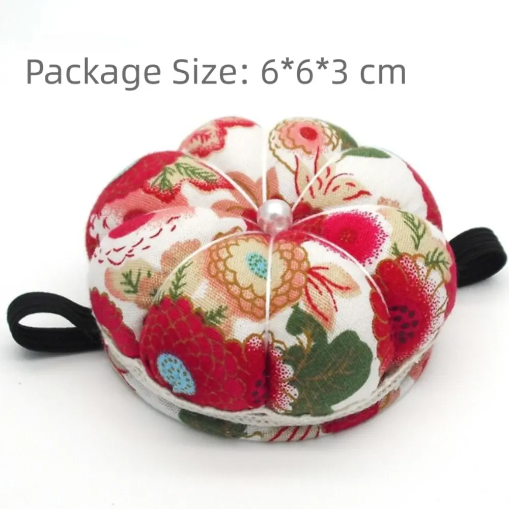 High Quality Creative Pin Cushions for Sewing Cotton Fabric Wrist Pin Cushion Pumpkin Shape Needle Pin Cushion DIY Craft