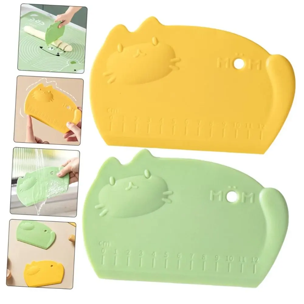 New Plastic Dough Scraper Anti-stick Multipurpose Scraper Chopper Cake Pancake Pizza Dough Cutter Kitchens Accessories