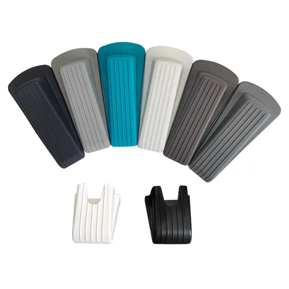 New Silicone Door Stopper Wall Protectors Anti Collision Floor Holder Strong Suction Self Adhesive Doorstop Bedroom