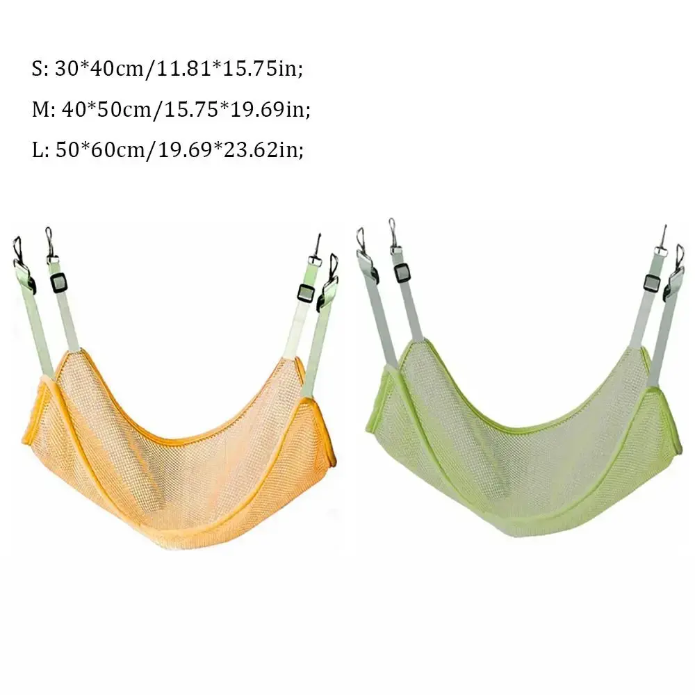 Comfortable Mesh Pet Hammock Breathable Adjustable Pet Sleeping Resting Bed Hangable Cat Dog Hanging Nest Cat Dog