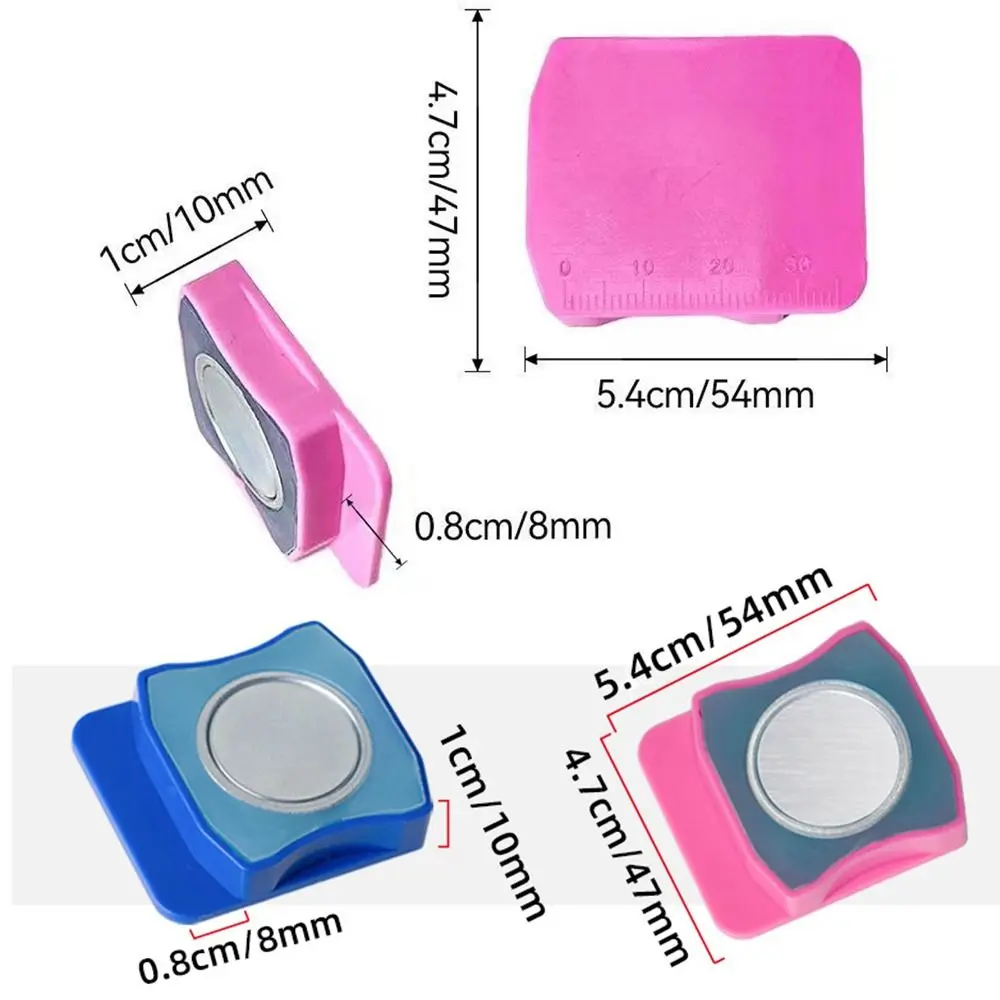 Durable Anti-Slip Grip Sewing Magnetic Seam Guide Anti-Curling with Scale Sewing Machine Guide DIY Crafts Locking Sewing Ruler