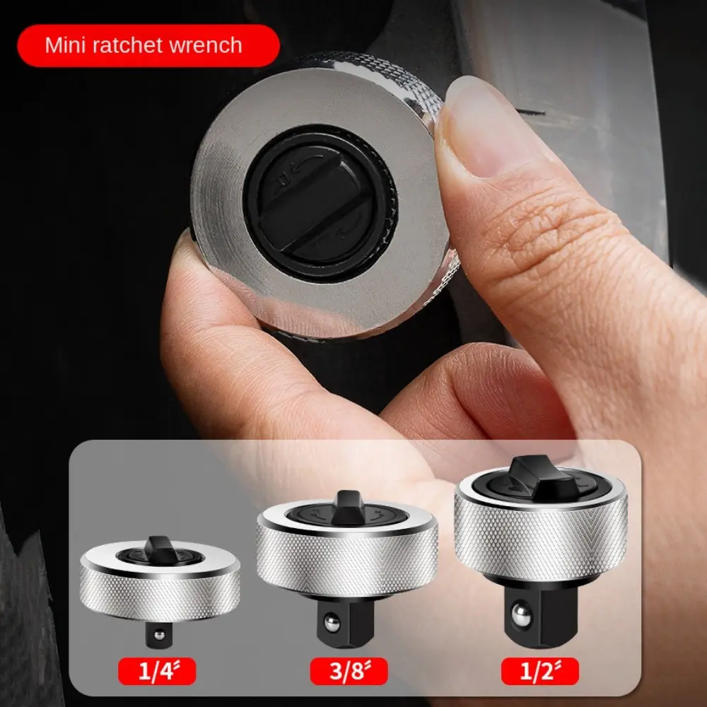 Mini Adjustable Ratchet Wrench Quick and Labor-saving Aluminum Alloy Small Portable Mini Ratchet Wrench
