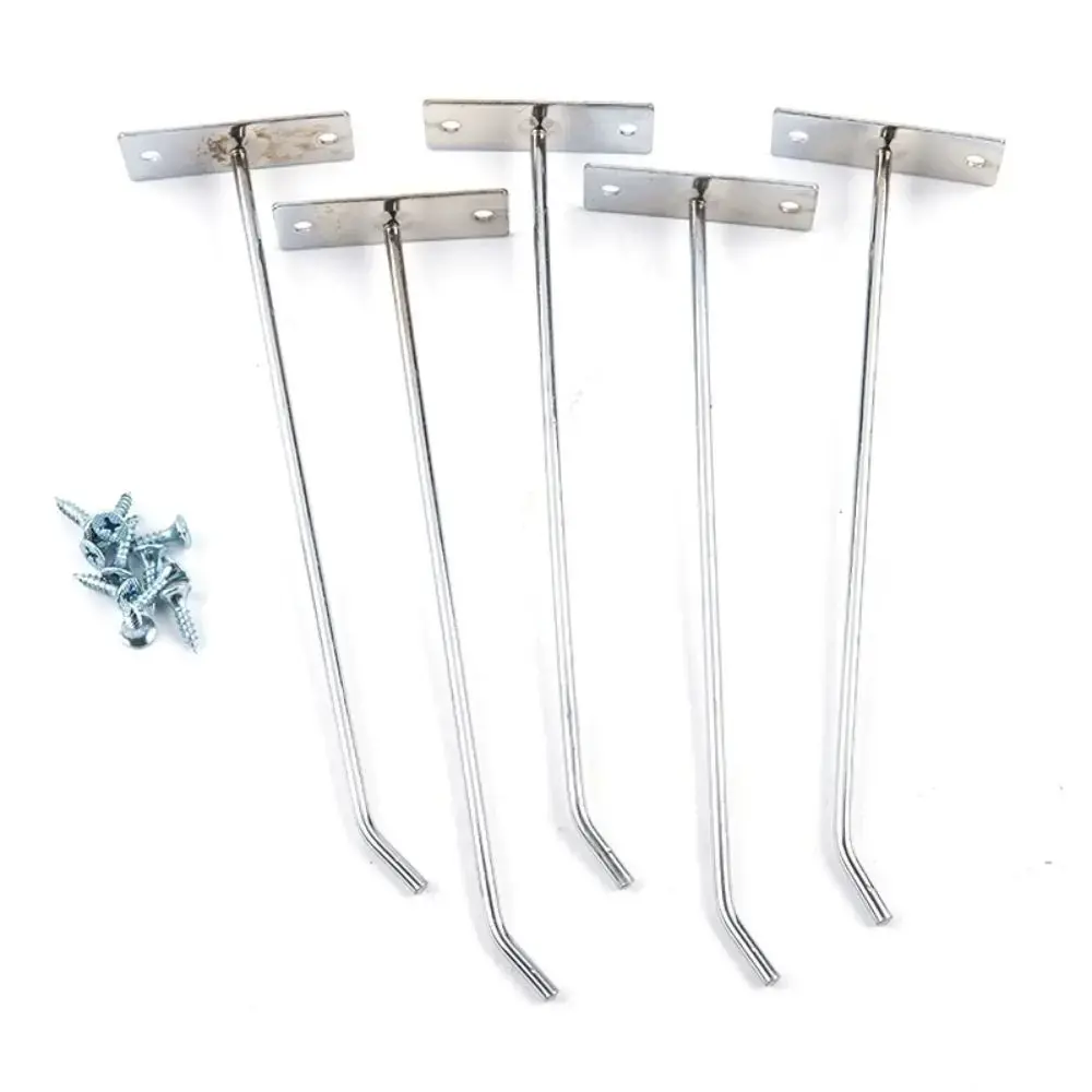 1Pcs Hardware Tool Wall Hook Display Lewelry Steel Single Line Hook Pegboard Hammer Pliers Mobile Phone Accessories Nail Screws