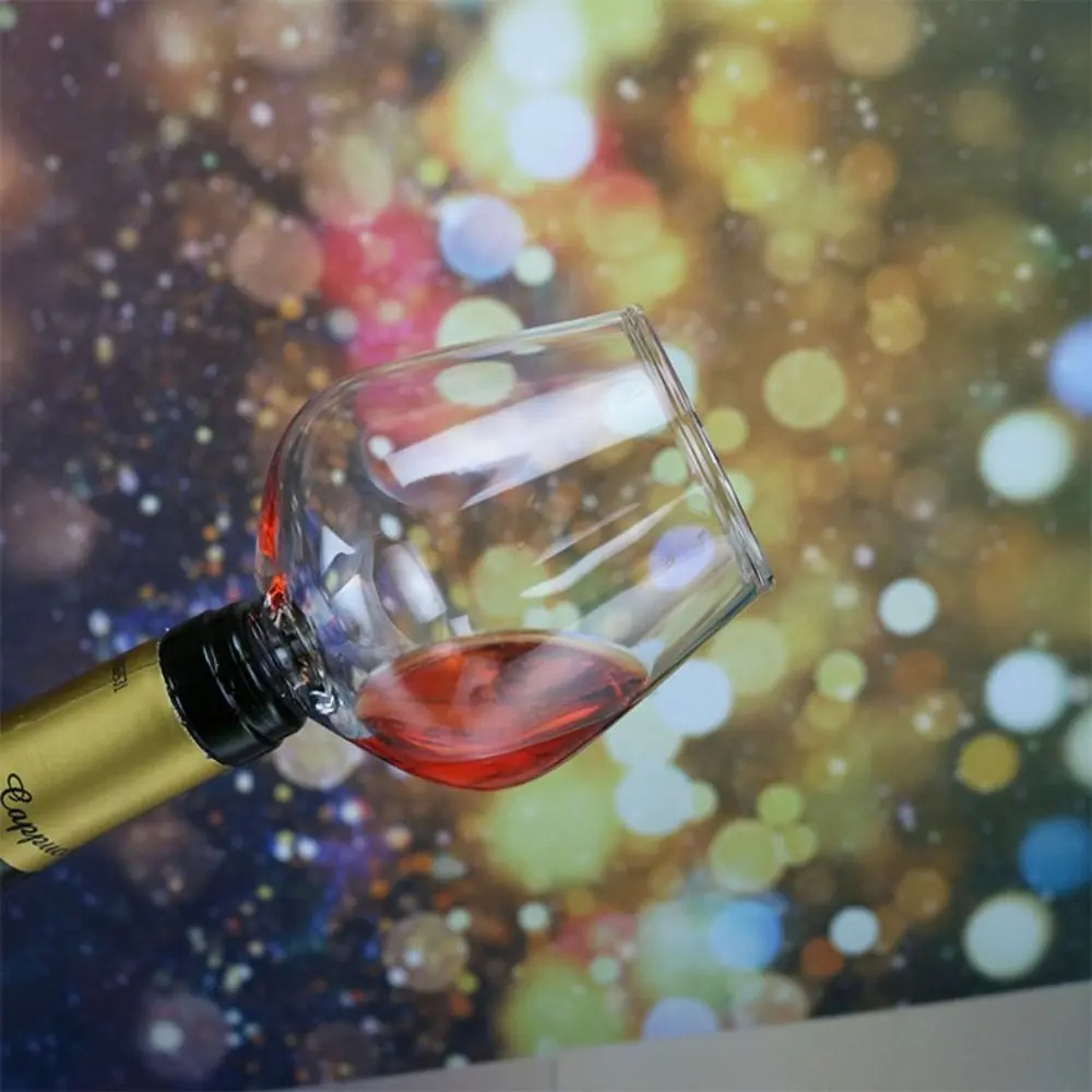Silicone Seal Bottle Stopper Red Wine Wine Glass Topper Champagne Glass Cup Transparent Drink Directly Drinking Cup Home