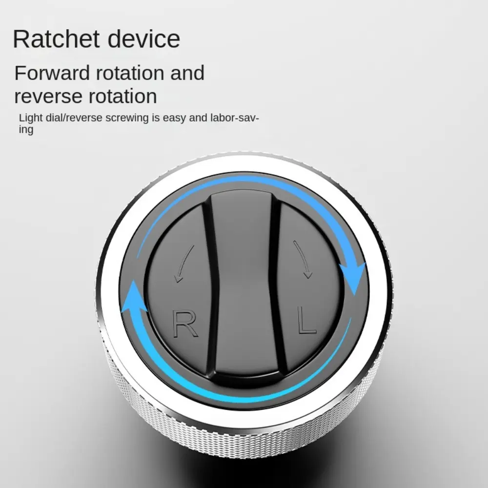 Mini Adjustable Ratchet Wrench Quick and Labor-saving Aluminum Alloy Small Portable Mini Ratchet Wrench