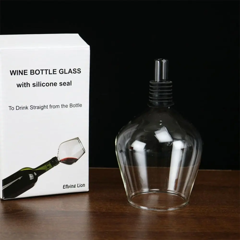 Silicone Seal Bottle Stopper Red Wine Wine Glass Topper Champagne Glass Cup Transparent Drink Directly Drinking Cup Home
