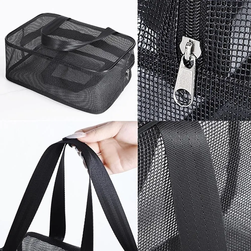 Quick Dry Easily Carry Tote Bag Beach Storage Bag Mesh Shower Mesh Shower Bag Quick Dry Shower