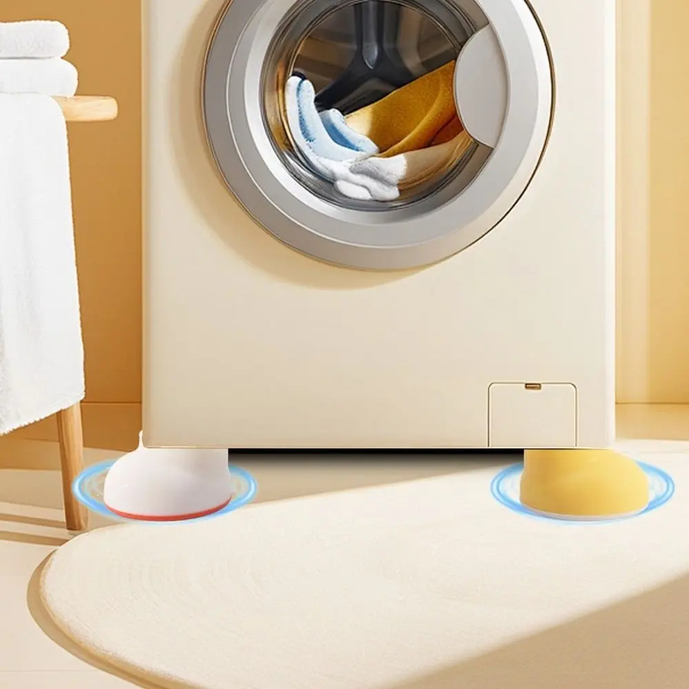 4Pcs Silent Washing Machine Feet Pads Universal Shock-absorbing Anti Vibration Pads Durable Anti-slip Classic Mats