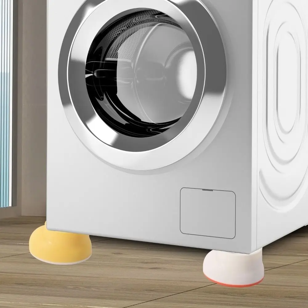 4Pcs Silent Washing Machine Feet Pads Universal Shock-absorbing Anti Vibration Pads Durable Anti-slip Classic Mats