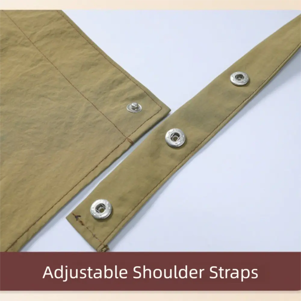 New 2 Sizes Barber Apron Waterproof Breathable Kitchen Apron Adjustable Strap Large Pocket Working Clothes for Hairdressing